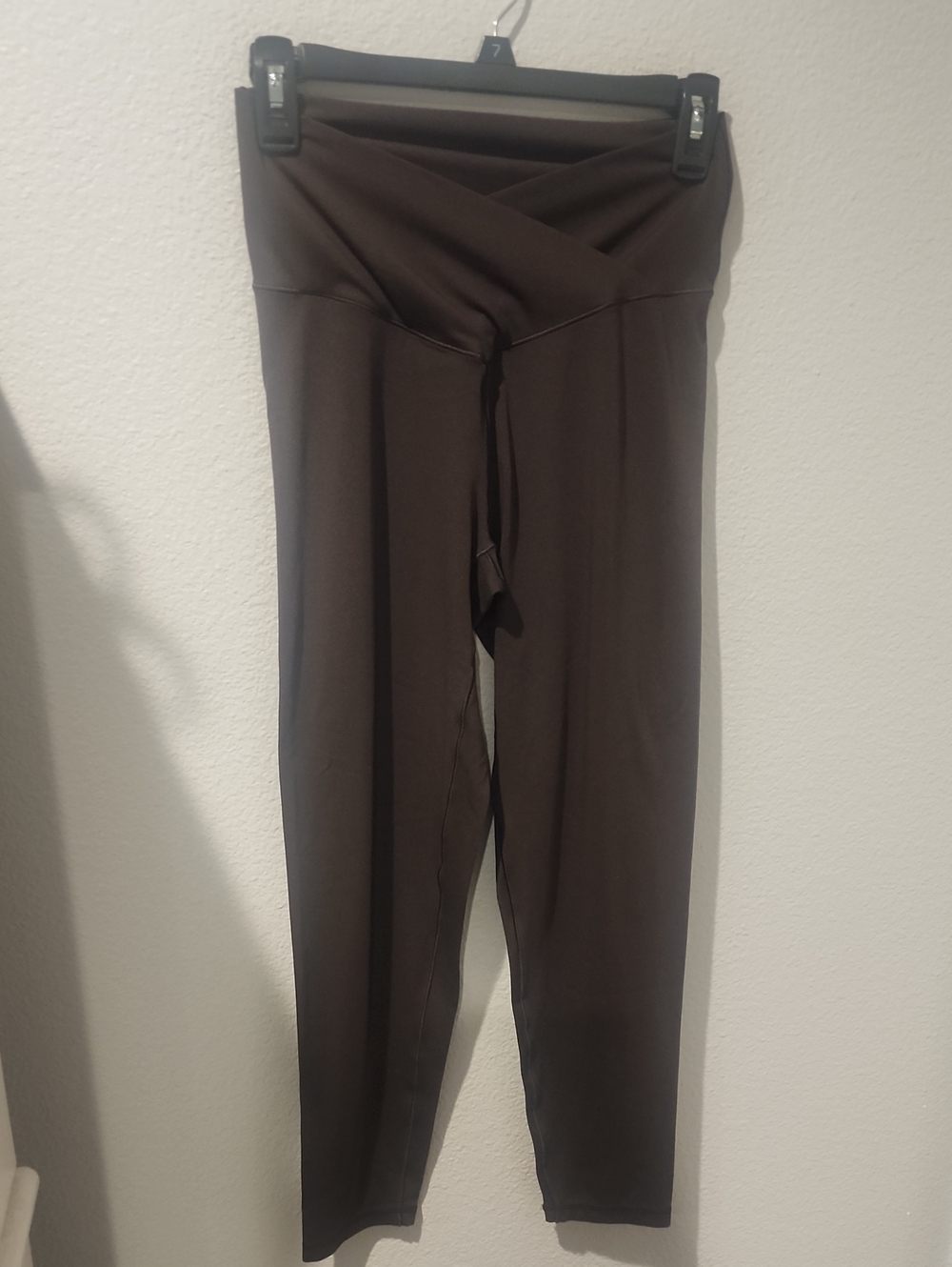 Aerie Brown Crossover Leggings
